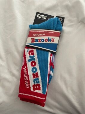 Original Men's Crew Socks - Red & Blue